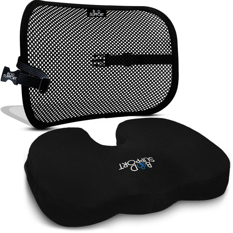 Memory Foam Seat Cushion for Back Pain Relief – BodSupport