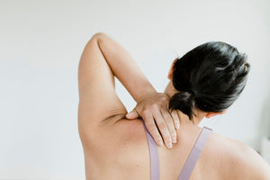 burning sensation in upper back left shoulder blades