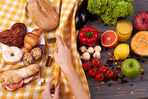 healthy and unhealthy food