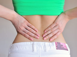 young woman back pain