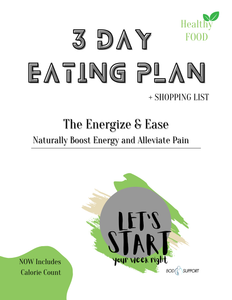 3-day anti-inflammatory meal plan