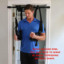 Sit and Decompress Back Stretcher 3 Minutes A Day Back Traction Back Decompression Inversion Table Alternative Safe for All Back Conditions (Small Harness with Bar)