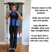 Sit and Decompress Back Stretcher 3 Minutes A Day Back Traction Back Decompression Inversion Table Alternative Safe for All Back Conditions (Small Harness with Bar)