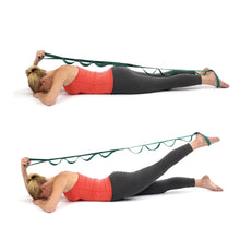 OPTP The Original Stretch Out Strap with Exercise Book, USA Made Top Choice Stretch Out Straps for Physical Therapy, Yoga Stretching Strap and Knee Therapy Strap