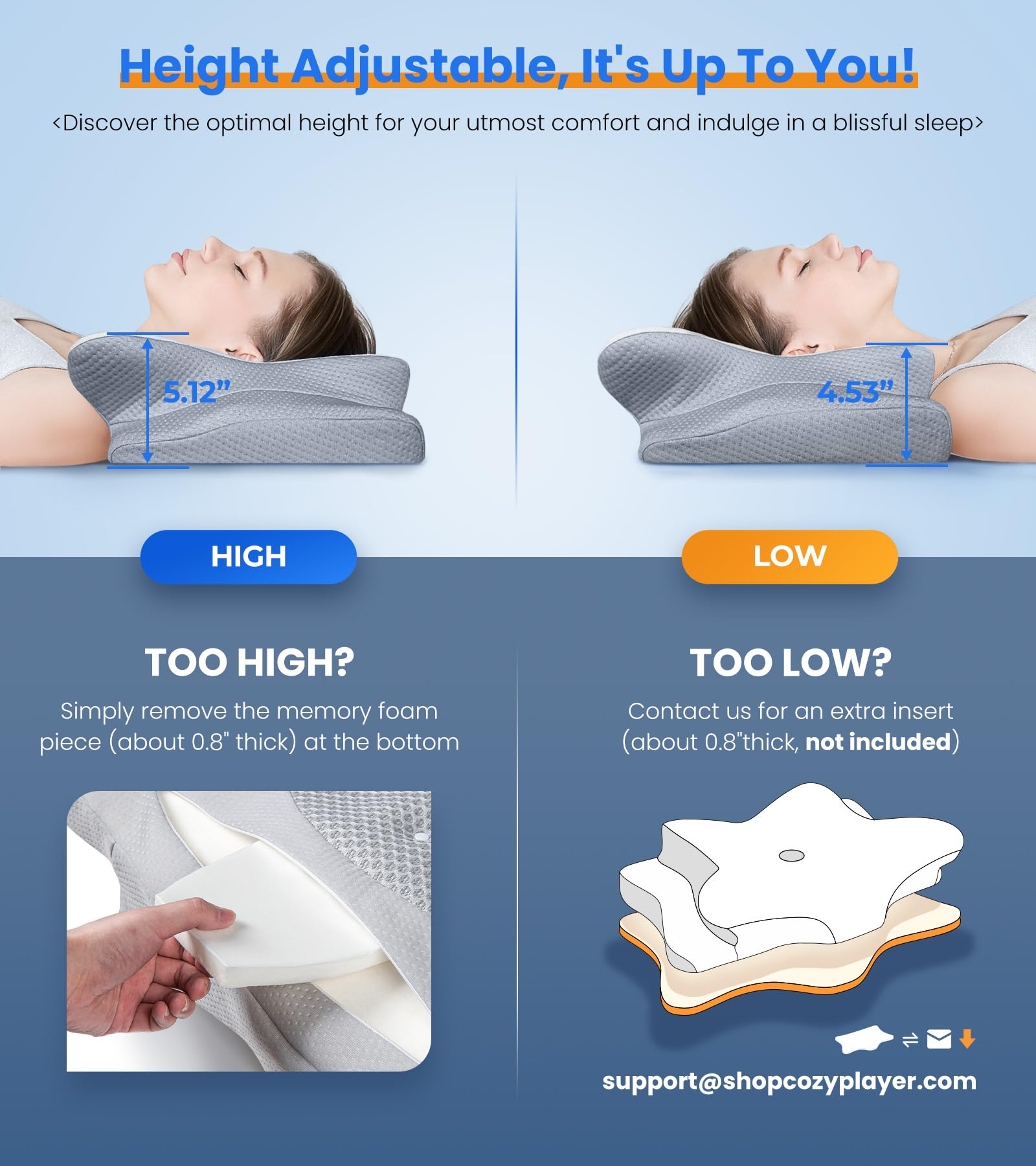 Best Pillow Height What Type Of Pillow For Back Sleepers Pillows