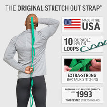 OPTP The Original Stretch Out Strap with Exercise Book, USA Made Top Choice Stretch Out Straps for Physical Therapy, Yoga Stretching Strap and Knee Therapy Strap